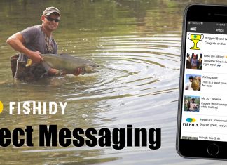 new direct messaging feature on fishidy